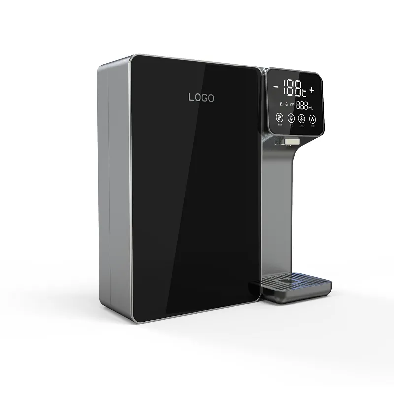 Vægmonteret vanddispenser.